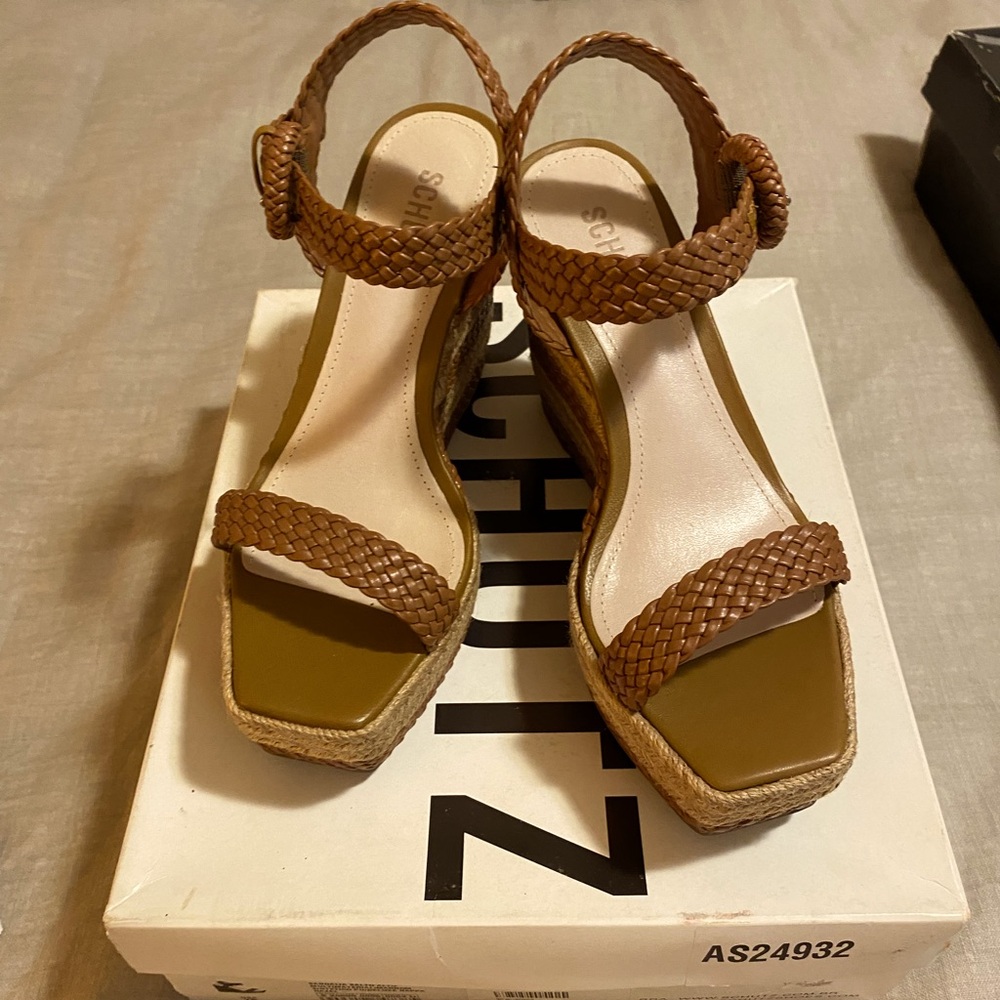 7 Schultz Espadrilles Platform Wedge Sandal
